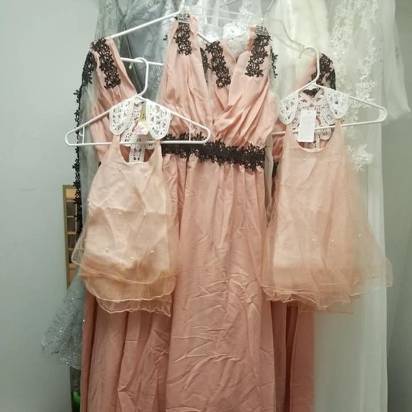 NEW BRIDES MAID AND FLOWER GIRL $260.00